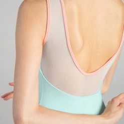 Dancewear Bloch Laurina Boat Neck Womens Leotard | Icicle $74.95