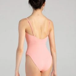 Bloch Lucia Camisole V Mesh Womens Leotard | Peach