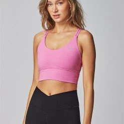 Running Bare Lotus Sports Bra | Bonbon Marle