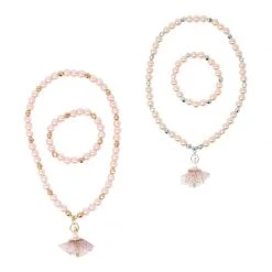 Pink Poppy Accessories Little Ballet Dancer Necklace & Bracelet Set