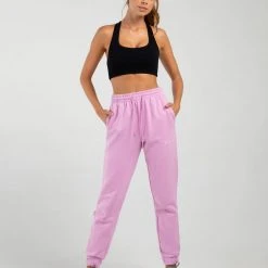 Bloch Off Duty Terry Track Pants | Bubble Gum | $79.95 Bottoms