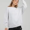 Bloch Off Duty Terry Oversized Crew | Snow Marle | $79.95