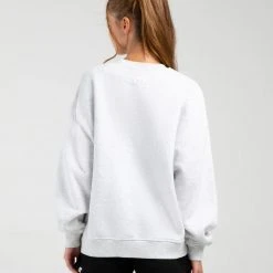 Bloch Off Duty Terry Oversized Crew | Snow Marle | $79.95