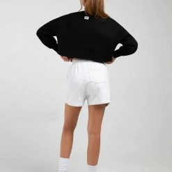 Bloch Off Duty High Waisted Terry Shorts | Snow Marle | $59.95