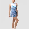 Dancewear Uactiv Rosette Skirt - Blue Roses