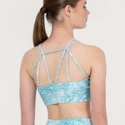 Uactiv June Crop Top | Blue Sprinkle
