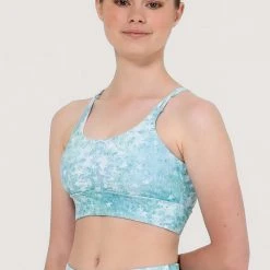 Uactiv June Crop Top | Blue Sprinkle
