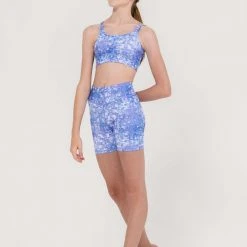 Dancewear Uactiv June Crop Top | Purple Sprinkle
