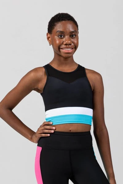 Sylvia P Tranquility Cropped Singlet Tops