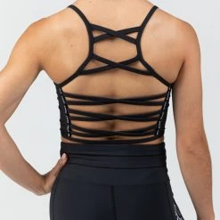 Sylvia P Zone Cropped Singlet Tops