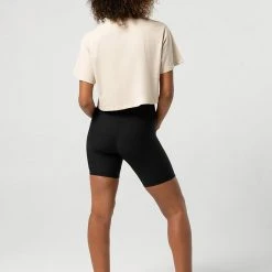 Bloch Dancers League Crop Tee - Oat (Adult) $49.95 Tops