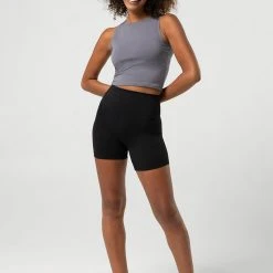 Bloch Heritage Crop Tank - Charcoal (Adult) $39.95