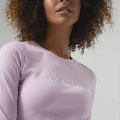 Bloch Off Duty Long Sleeve Crop | Lilac $49.95 Bloch Original Tees
