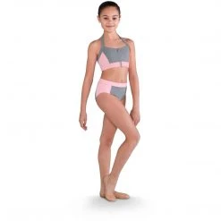 Dancewear Bloch SALE | Copie Two-Tone Zip Front Crop (Child) | $15