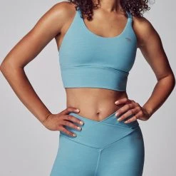 Running Bare Lotus Sports Bra - Sky Marle (Adult)