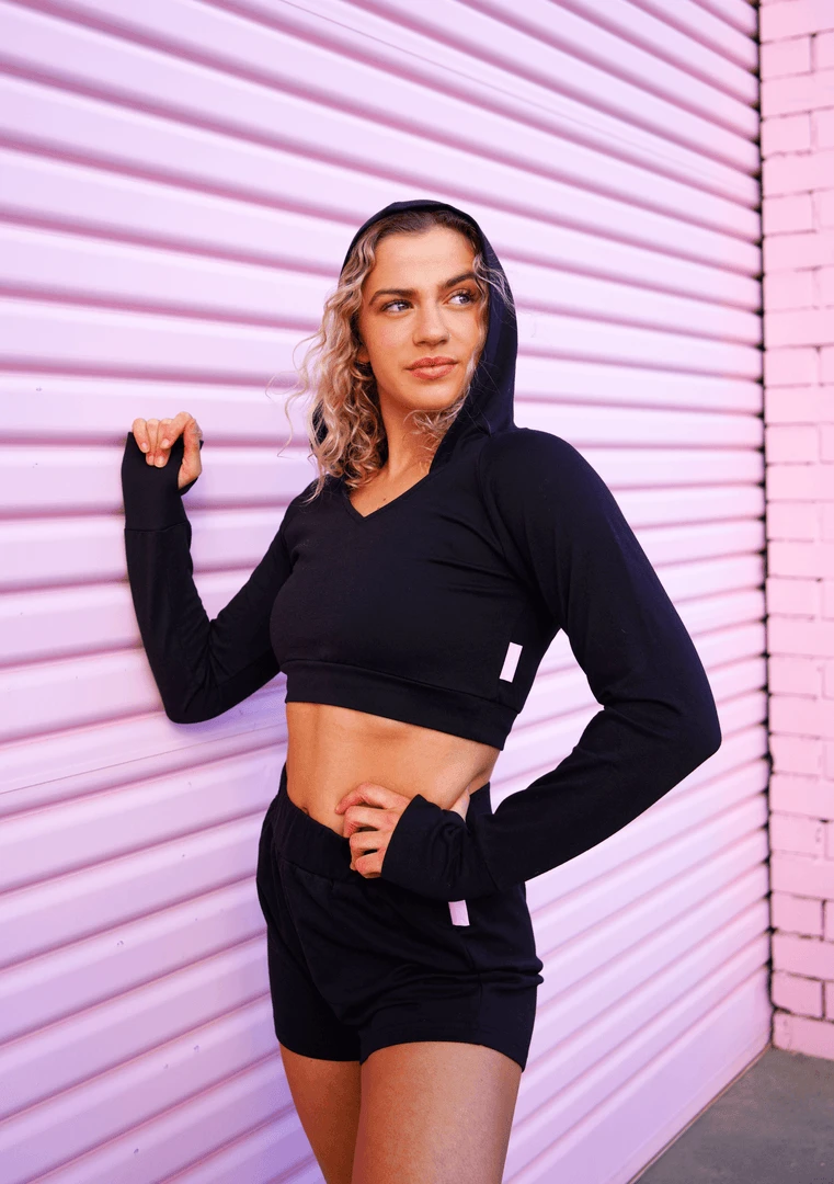 Studio 7 Warm Up Cropped Hoodie | Adult Dancewear