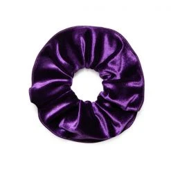 Energetiks Velvet Scrunchie | Aubergine Hair & Make-Up