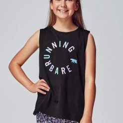 Running Bare Girl Easy Rider Tank (Child) Dance Active
