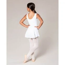 Energetiks Emery Leotard With Skirt | White (Child) Dancewear