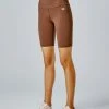 Running Bare Studio Ab-Tastic Bike Short - Toffee (Adult) Bottoms