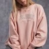 Bloch Off-Duty Terry Crew Pullover | Blush $79.95 Dance Active