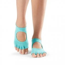 Dance Socks Toesox - Half Toe Bellarina Socks (Aqua)