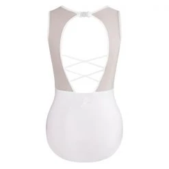 Dancewear Energetiks Abby Mesh Leotard | White