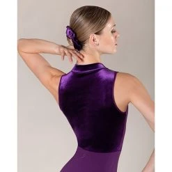 Energetiks Velvet Scrunchie | Aubergine Hair & Make-Up